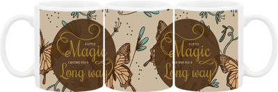 

Ashvah Mug757 Ceramic Mug(350 ml), Multicolor