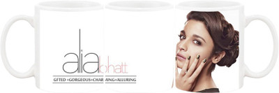 

Ashvah Mug501 Ceramic Mug(350 ml), Multicolor