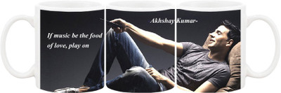 

Ashvah Mug495 Ceramic Mug(350 ml), Multicolor