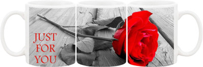 

Ashvah Mug646 Ceramic Mug(350 ml), Multicolor