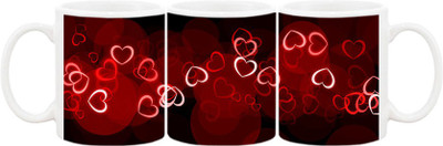 

Ashvah Mug142 Ceramic Mug(350 ml), Multicolor