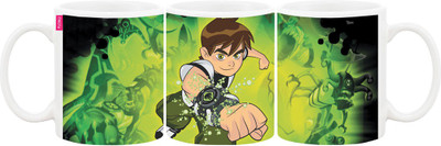 Ashvah MUG067 Ceramic Mug(350 ml), Multicolor