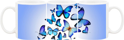 

Ashvah Mug407 Ceramic Mug(350 ml), Multicolor