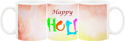 

Ashvah Mug388 Ceramic Mug(350 ml), Multicolor