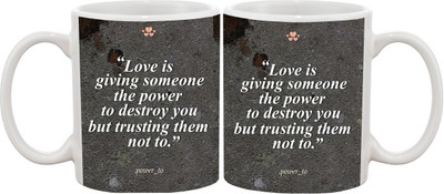 

Ashvah MUG058 Ceramic Mug(350 ml), Multicolor