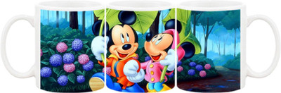 

Ashvah Mug168 Ceramic Mug(350 ml), Multicolor