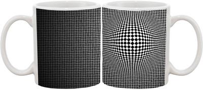 

Ashvah MUG112 Ceramic Mug(350 ml), Multicolor