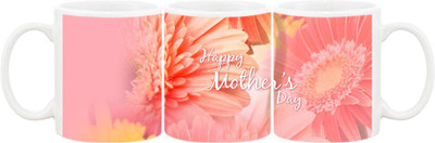 

Ashvah Mug216 Ceramic Mug(350 ml), Multicolor