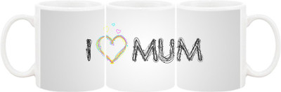 

Ashvah Mug221 Ceramic Mug(350 ml), Multicolor
