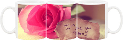 

Ashvah Mug196 Ceramic Mug(350 ml), Multicolor