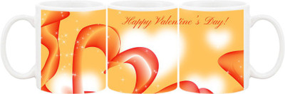 

Ashvah Mug157 Ceramic Mug(350 ml), Multicolor