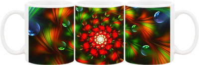 

Ashvah Mug403 Ceramic Mug(350 ml), Multicolor