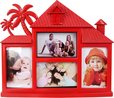 

Archies Frames Generic Photo Frame(Red, 4 Photos)