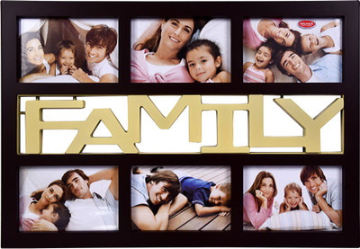 

Archies Frames Generic Photo Frame(Gold, 6 Photos)