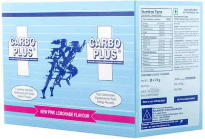 

CARBO PLUS Nutrition Drink(500 g, PINK LEMONADE Flavored)