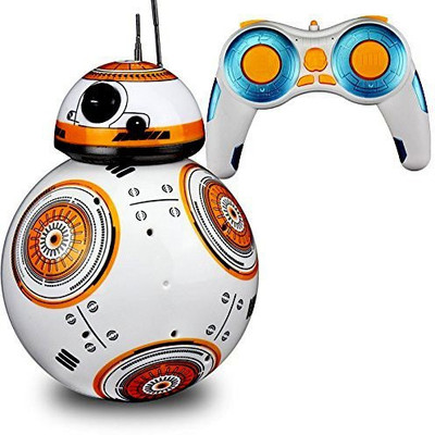 

HALO NATION Universe Star War BB8-Sphero Robot / Droid with Remote Controlled & Magnetic Head Movements(White)