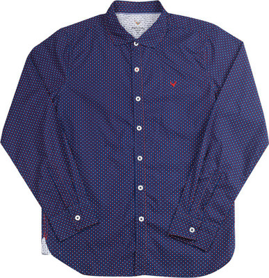 

Allen Solly Junior Boys Checkered Casual Blue Shirt