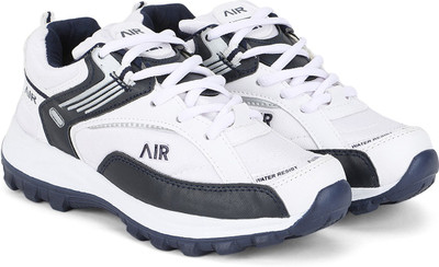 

Pasco Dual Toned Lace Up Running Shoes For Men(White, Blue, Sober white::stylish blue