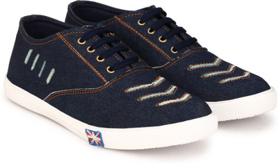 

Shoe Day Canvas Shoes For Men(Blue