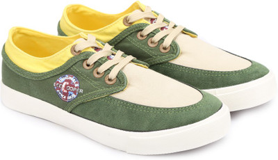 

Lee Cooper Canvas Sneakers For Men(Beige, Beige/olive