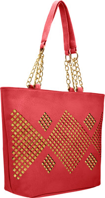 

tap fashion Women Casual Pink PU Shoulder Bag