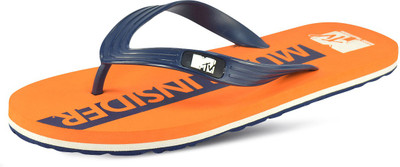 

MTV Flip Flops, Orange and navy