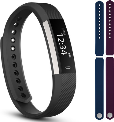 

fbandz ID115-2STREP Fitness Smart Band(Blue, Purple Strap, Size