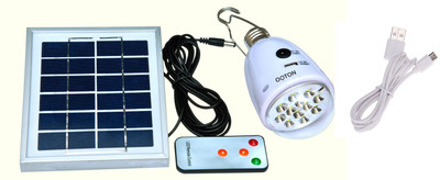 

OQTON LED Solar Lamp, WiFi Controlled, Multi Colour With Power Bank Feature. Solar Light Set(Wall Mounted Pack of 1)