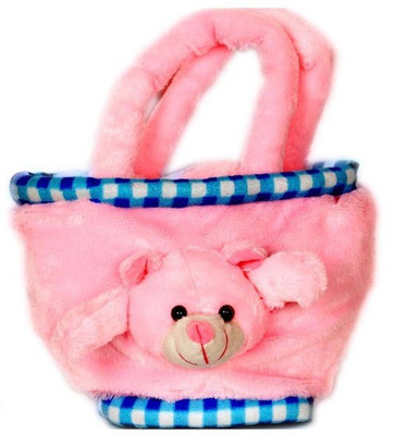 

Gifteria Pink Basket Teddy Bag - 25 cm(Pink)