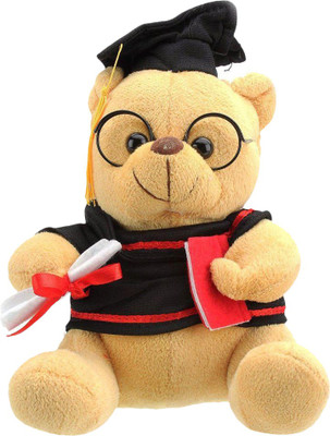 

VRV Soft Scholar Teddy Bear - 15 cm(Beige)