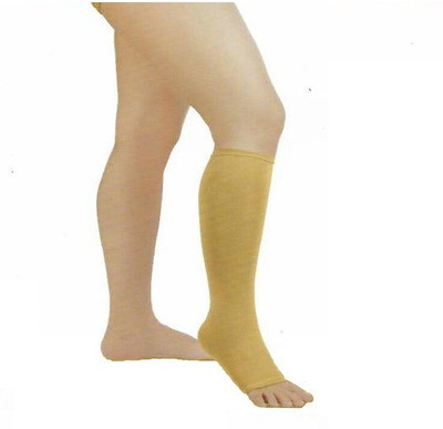 

VibeX ™ Compression Stocking Knee, Calf & Thigh Support (S, Beige)