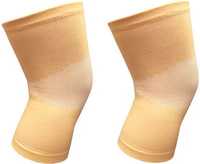 

VibeX ® Breathable Compression Brace Sleeve Knee Support (M, Beige)