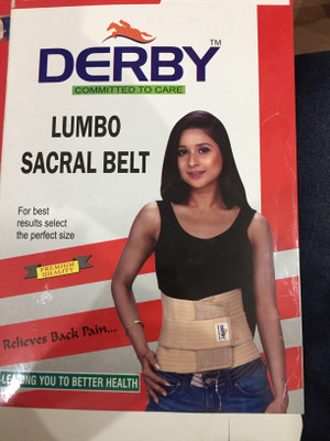 

Derby Lumbo Sacral Belt Foam Padded Lumbar Support (, Beige