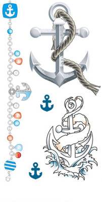

Savii Anchor Temporary Tattoo(Anchor Design)