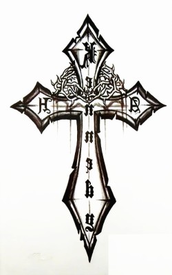 

Savii Big Cross Temporary Tattoo(Big Cross Design)