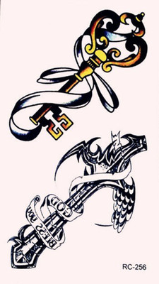 

Savii Key Cross Temporary Tattoo(Cross Keys Design)