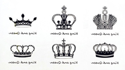 

Savii Crown Temporary Tattoo(Crown Design)