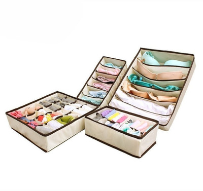 

EmpireDeals Cream Travel Organiser (Set of 4)(Beige)