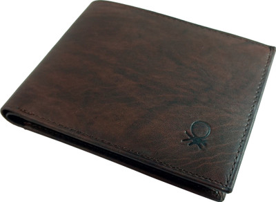 

InW Men Brown Genuine Leather Wallet(8 Card Slots)