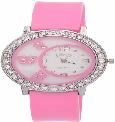 S4 Butterfly Pink Analog Watch  - For Girls   Watches  (S4)