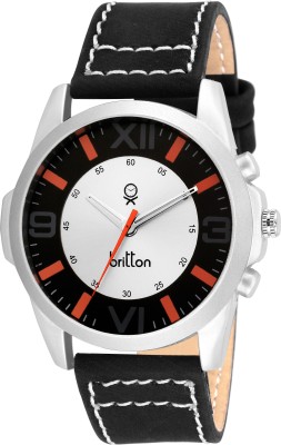 Britton BR-GR176-WHT-BLK Analog Watch  - For Men   Watches  (Britton)