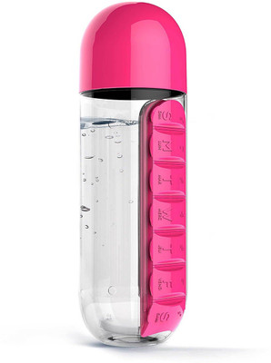 

Sphiron Opaque Series 600 ml Water Bottle(Set of 1, Pink)