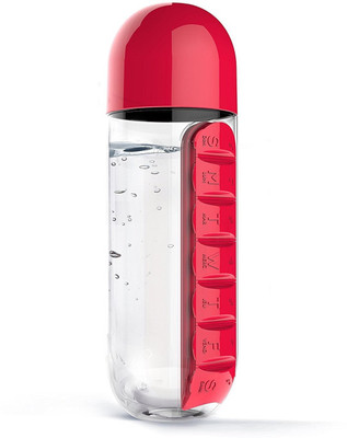 

Sphiron Opaque Series 600 ml Water Bottle(Set of 1, Red)
