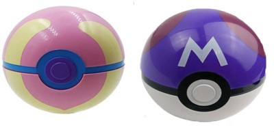 

Hooriyas Buy pokemon Heel and Master Ball and get 4 Random Pikachu Toys Free(Multicolor)