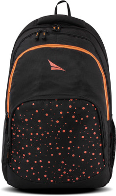 Lunar Juliet Lightweight 31 L Backpack(Black, Orange), Black and orange