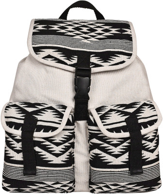 

Anekaant Monochrome 14.08 L Backpack(Multicolor), White