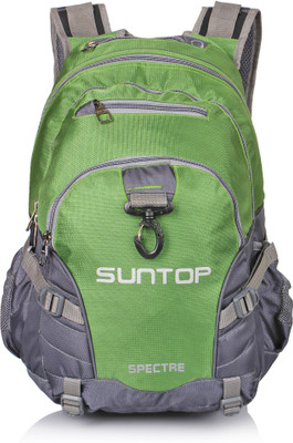

Suntop Spectre (with Waterproof Raincover) 35 L Laptop Backpack(Green, Grey)