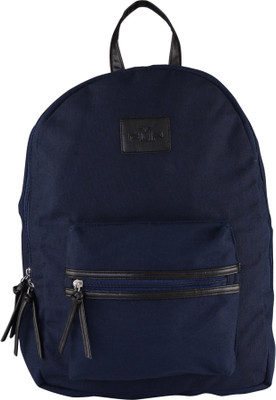 

FLIP Blue Canvas Laptop Backpack 2.5 L Backpack(Blue)