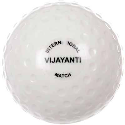 Vijayanti Hockey Match Ball White Hockey Ball(Pack of 1, White)