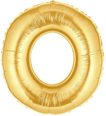 

jr events Solid 16 INCHES LETTER Balloon(Gold, Pack of 1)
